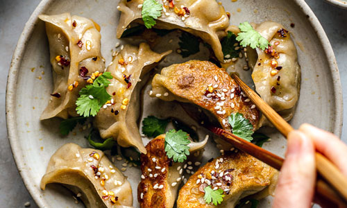 Edamame Dumplings